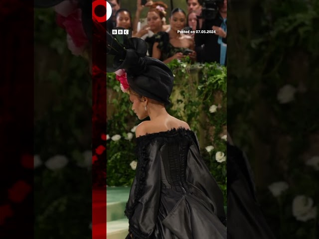⁣Zendaya wore two dresses by Galliano for the Met Gala. #Zendaya #MetGala2024 #Shorts #BBCNews