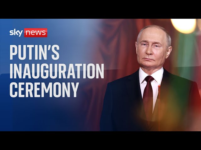 ⁣Watch live: Russian President Vladimir Putin's inauguration