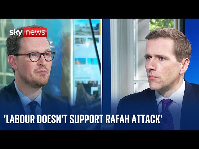 ⁣Labour 'doesn't support an assault on Rafah' - shadow minister Darren Jones MP