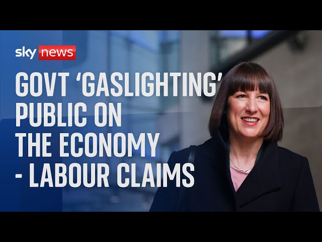 ⁣Watch live: Labour's Rachel Reeves MP to accuse government of 'gaslighting' public on