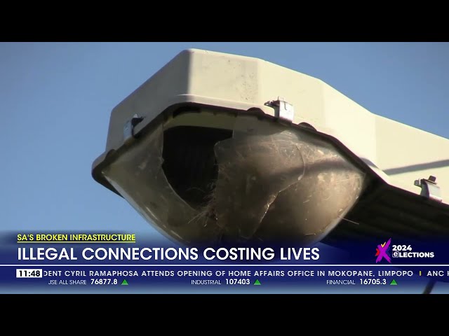 ⁣SA’s broken infrastructure | Illegal connections costing lives