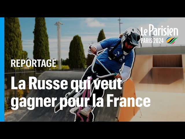 ⁣JO Paris 2024 : Valeriia Liubimova, la Russe qui aimerait faire gagner la France en BMX