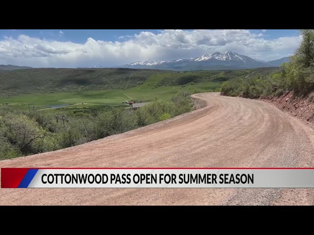 ⁣Cottonwood Pass opens for summer season