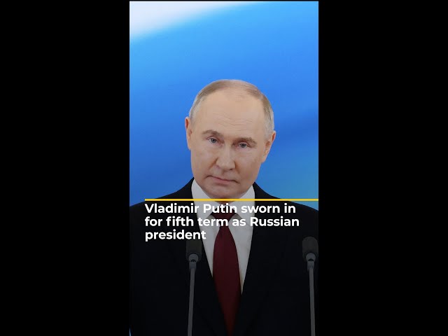 ⁣Vladimir Putin sworn in for fifth term as Russian president | #AJshorts