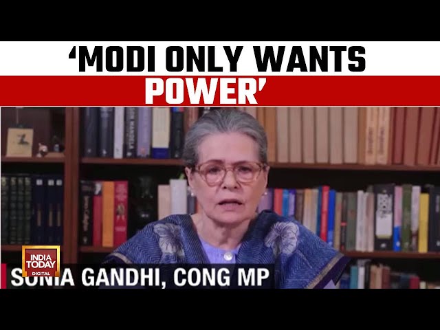 ⁣Sonia Gandhi Hits Out At PM Modi | Sonia Says ' PM Fueling Hate For Political Gain' | Indi