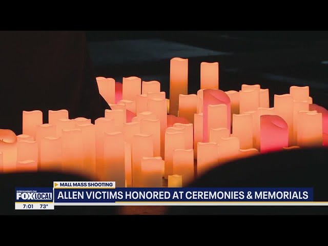 ⁣Allen mall shooting victims honored 1 year later