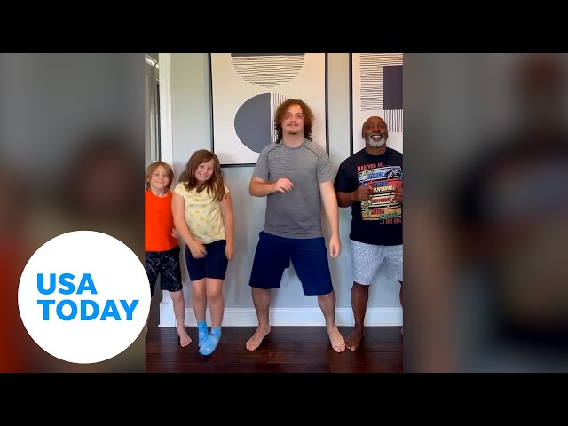 ⁣Single father shares journey from orphan to foster parent | USA TODAY