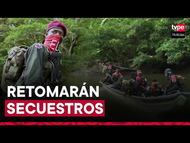Colombia: la guerrilla ELN anuncia que retomará los secuestros en el país