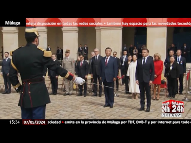 ⁣Noticia - Macron y Xi Jinping celebran su cercanía pidiendo una "tregua olímpica"