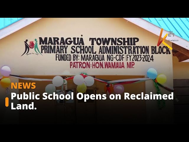 ⁣Maragua Triumph: Public School Opens on Reclaimed Land