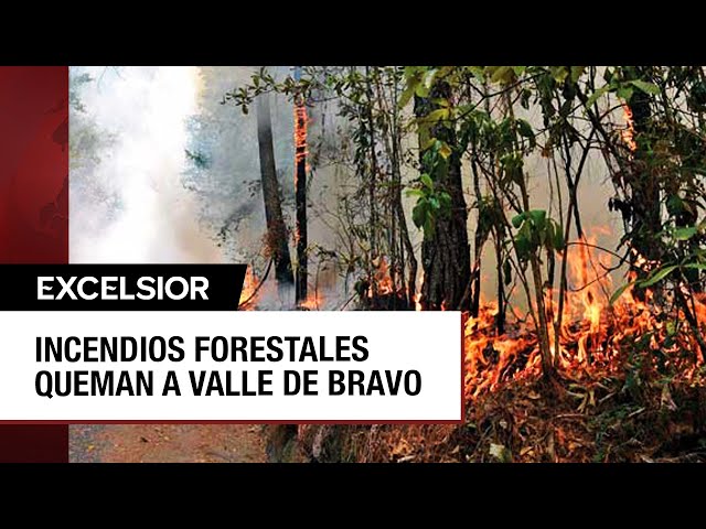 ⁣Valle de Bravo se chamusca por incendios forestales