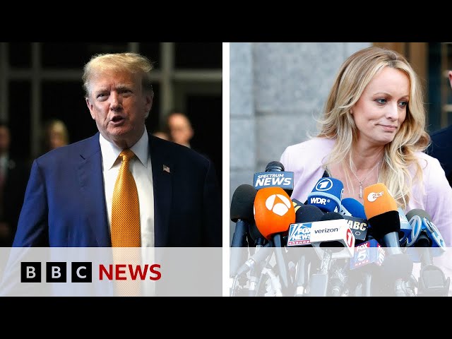 ⁣Stormy Daniels takes the stand at Donal Trump hush-money trial | BBC News