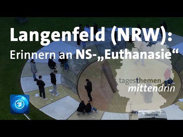 ⁣Langenfeld (Rheinland): Erinnern an Opfer von NS-„Euthanasie“ | tagesthemen mittendrin