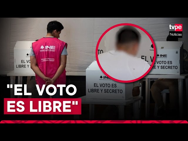 ⁣México: presos sin sentencia votan por primera vez para presidente