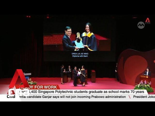 ⁣Over 5,400 graduates receive diplomas as Singapore Polytechnic marks 70 years