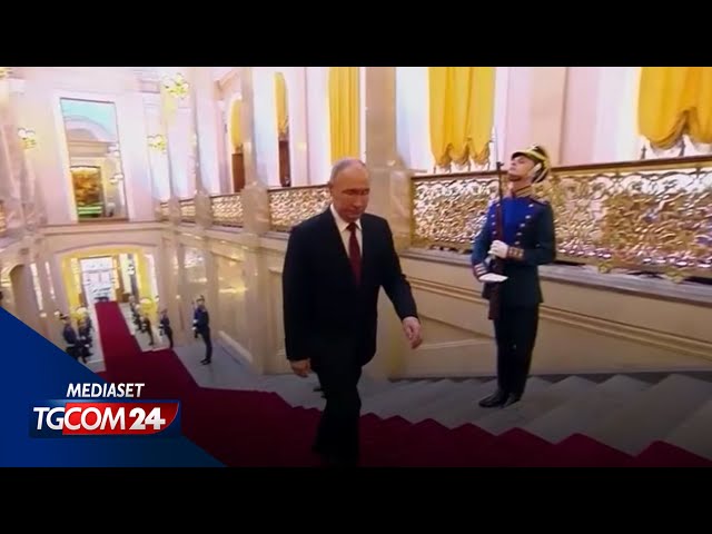 ⁣Putin giura per il quinto mandato da presidente
