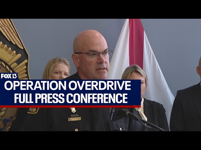 Operation Overdrive Tampa press conference