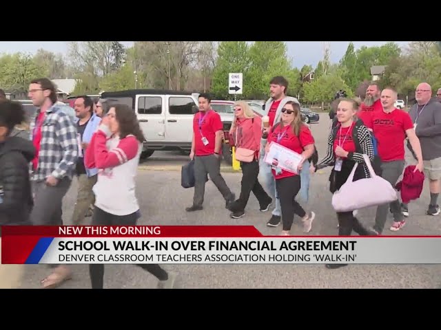 ⁣DPS teachers host 'walk-ins' over financial agreement