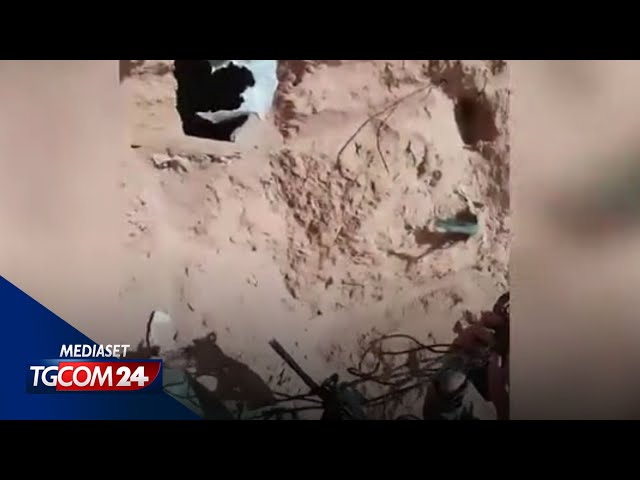 ⁣Il primo tunnel trovato dagli israeliani a Rafah