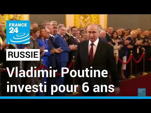 ⁣Russie : Vladimir Poutine a prêté mardi serment pour un cinquième mandat • FRANCE 24