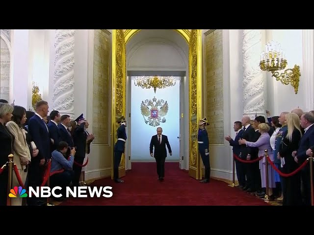 ⁣Putin begins his fifth term as Russian president