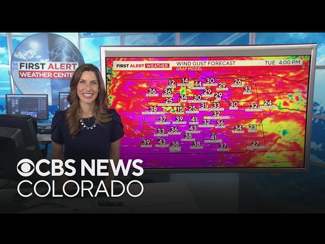 ⁣Denver weather: Windy weather continues Tuesday, with conditions improving Wednesday