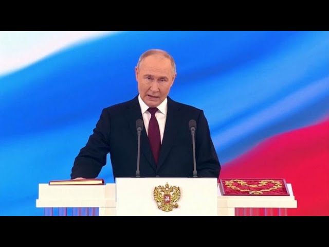 ⁣Владимир Путин в пятый раз вступил в должность президента