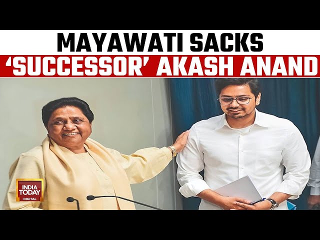 Mayawati Removes Nephew Akash Anand As Political Heir Till He Reaches 'Maturity' | India T