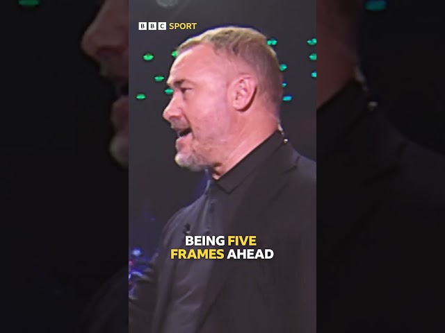 ⁣Stephen Hendry just dropped that in… 