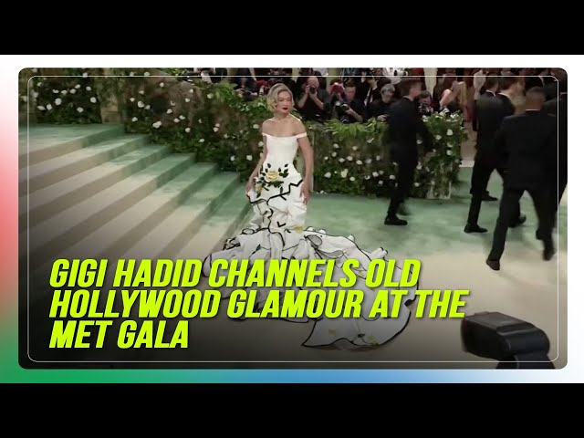 ⁣Gigi Hadid channels old Hollywood glamour at the Met Gala | ABS-CBN News