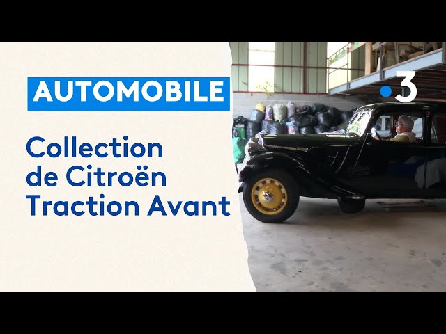 Collection de Citroën Traction Avant à Melle dans les Deux-Sèvres