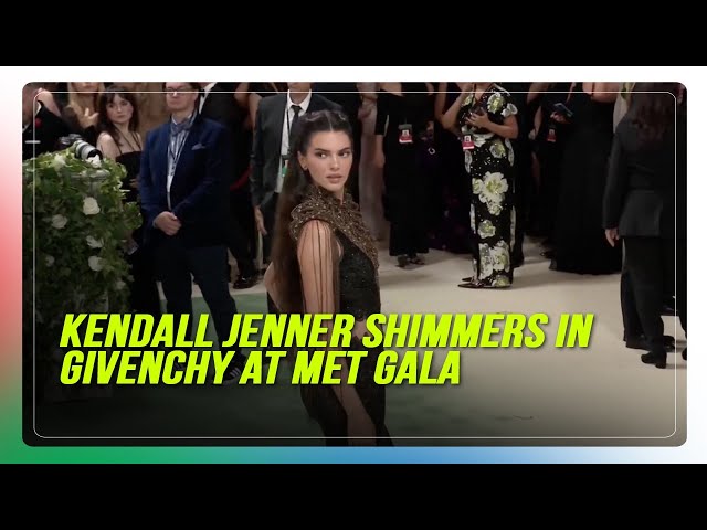 ⁣Kendall Jenner shimmers in Givenchy at Met Gala | ABS-CBN News