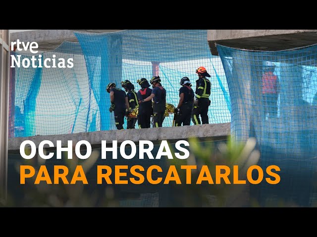 MADRID: MUEREN dos TRABAJADORES tras DESPLOMARSE el forjado de un EDIFICIO en OBRAS | RTVE