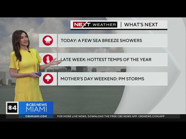 South Florida Weather for Tuesday 5/7/2024 12PM