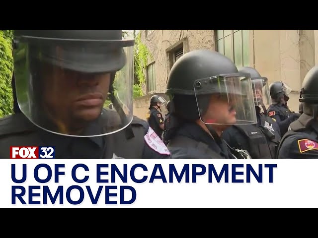 ⁣University of Chicago encampment removed over mounting safety concerns