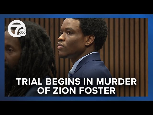 ⁣Trial begins in murder of Detroit teen Zion Foster