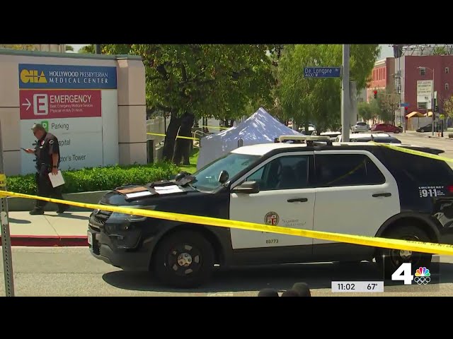 ⁣Man killed in East Hollywood shooting