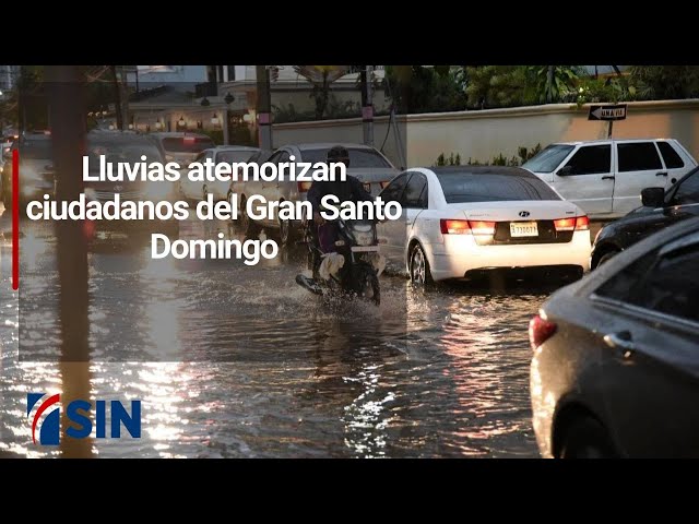 ⁣Lluvias atemorizan ciudadanos del Gran Santo Domingo