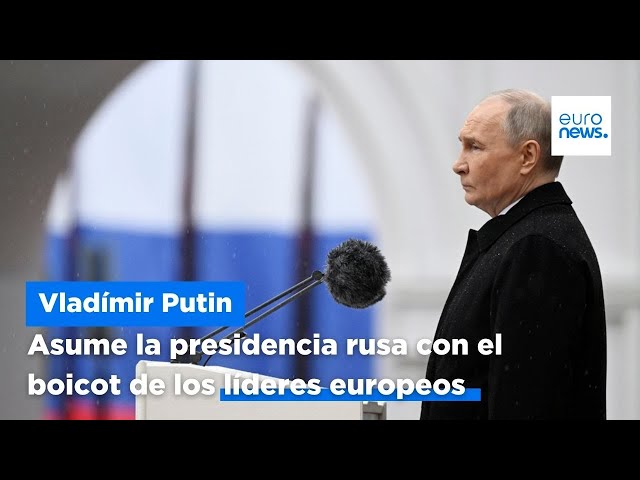 ⁣Vladímir Putin asume la presidencia rusa con el boicot de los líderes europeos