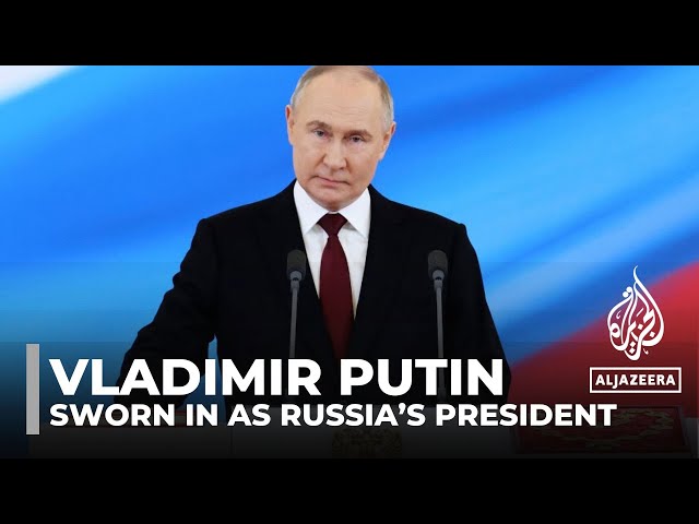 ‘Together we will win’: Putin sworn in as Russia’s president