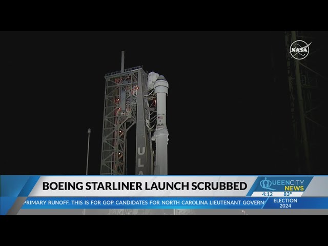 ⁣Boeing calls off its first astronaut launch due to last-minute issue with rocket