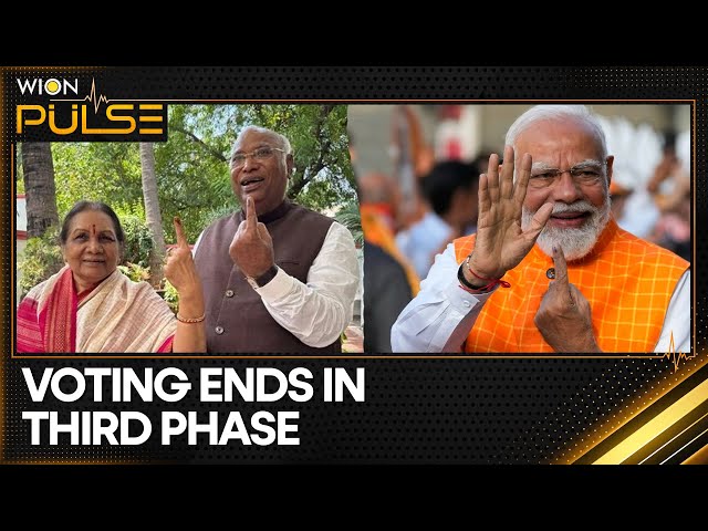 ⁣India General Elections 2024: Voting ends for 93 seats in third phase of Lok Sabha elections
