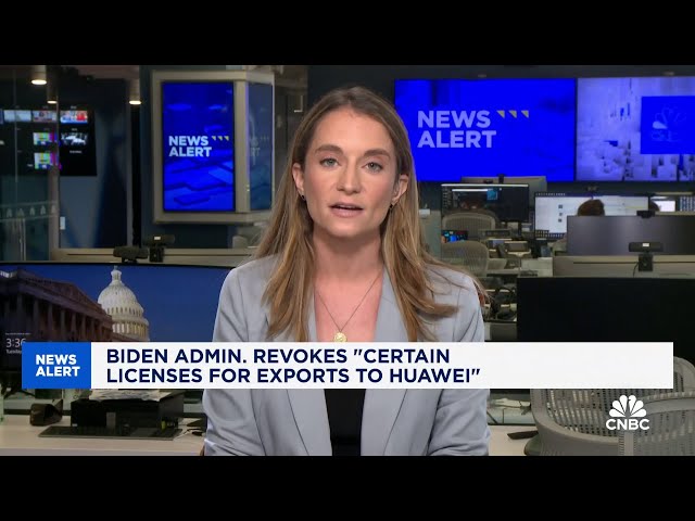⁣Biden administration reportedly revoking certain licenses for exports to Huawei