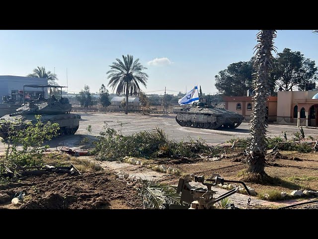⁣Israel rolls into Rafah seizing key border crossing
