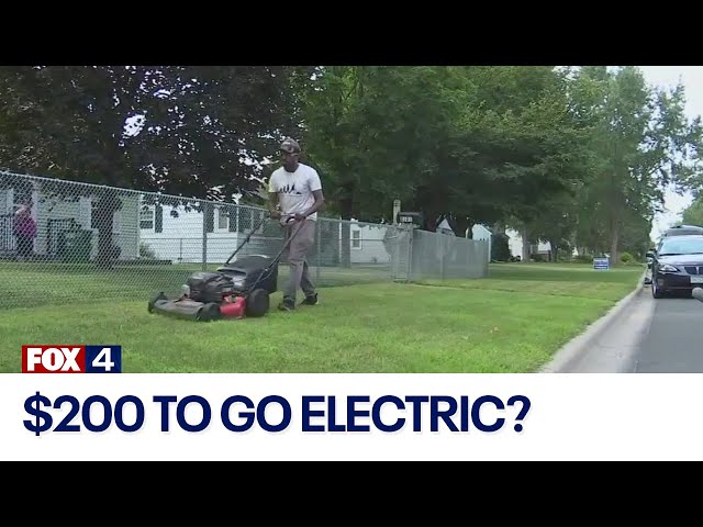 ⁣The city of Dallas could pay you $200 for buying electric lawn equipment. Here's the proposal.