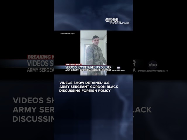 ⁣Videos show detained U.S. Army sergeant Gordon Black discussing foreign policy