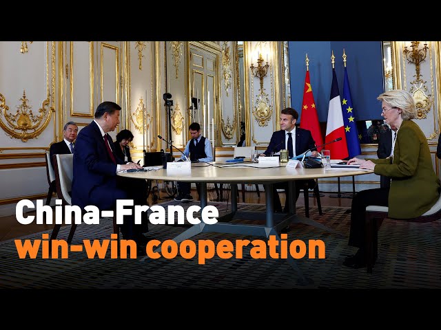 ⁣China-France win-win cooperation