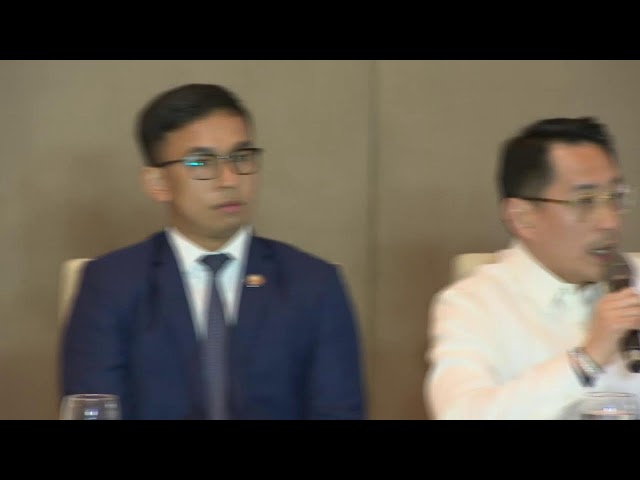 ⁣House Deputy Speaker Rep. Jay-jay Suarez holds press conference