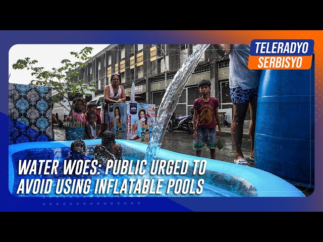 ⁣Water woes: Public urged to avoid inflatable pools, use recycled water to flush toilets