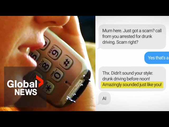 BC mother hears her son's voice in AI telephone scam